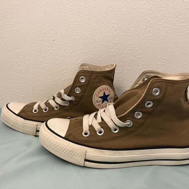 빈티지 컨버스 하이 카키 or 올리브색상 240mm