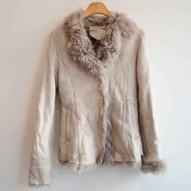 Japan brand 양가죽 퍼 자켓