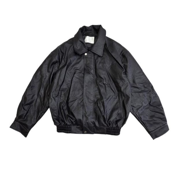 LUUL Vintage 여성 빈티지 가죽 자켓