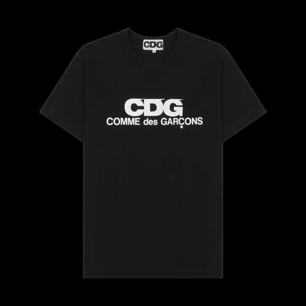 꼼데가르송 CDG 로고 티셔츠 블랙