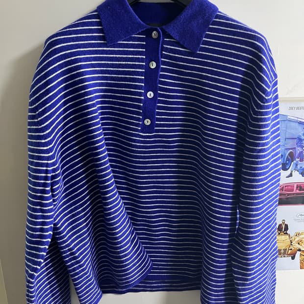 자라 스트라이프 니트