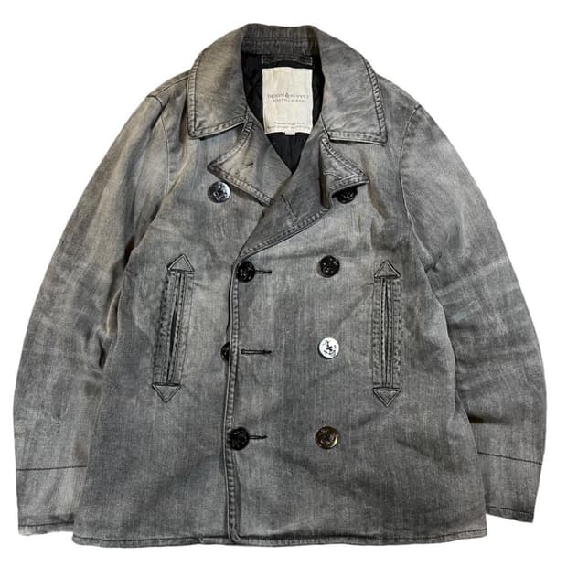 데님&서플라이 U.S NAVY 빈티지 데님 코트
