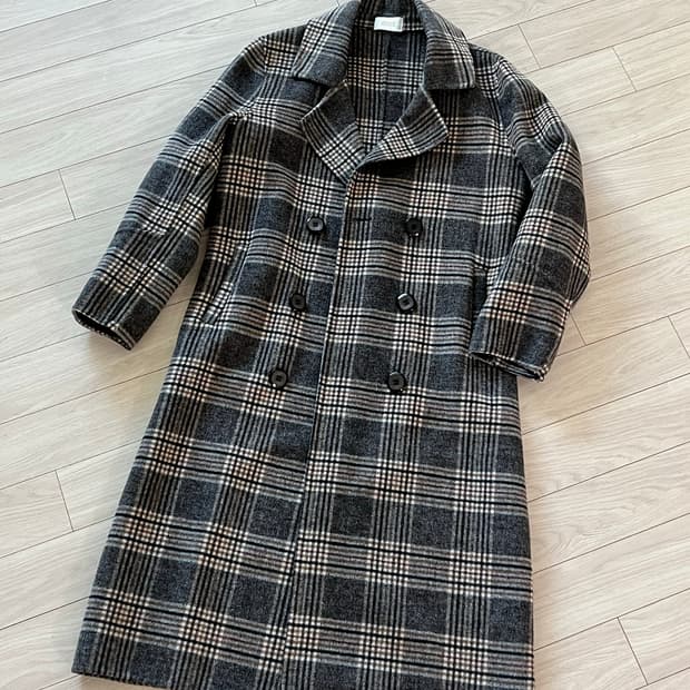 [시즌오프] 밀본 체크 코트