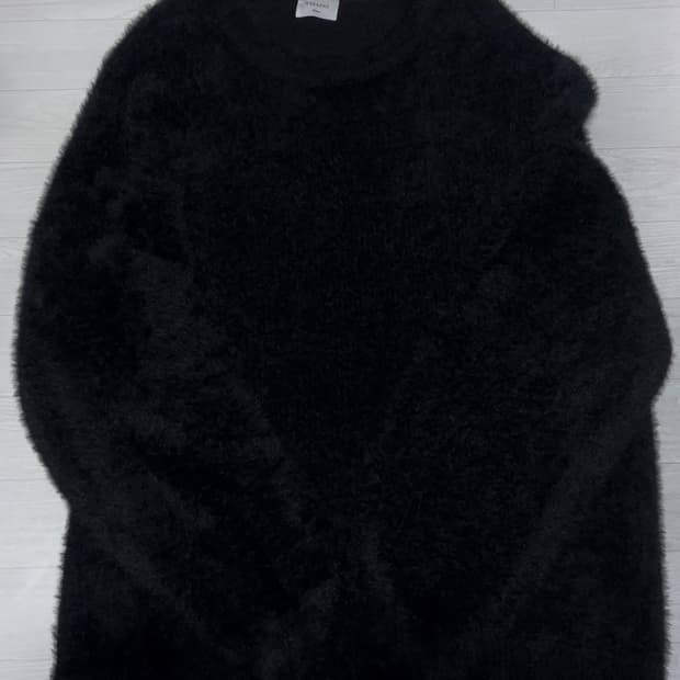 남자 루즈핏 퍼 니트 Fur mohair knit