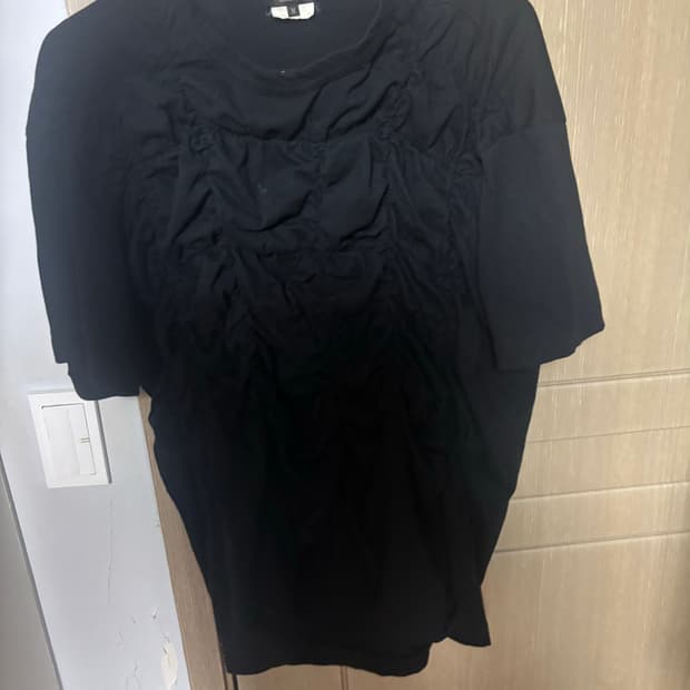 꼼데가르송 옴므 플러스 셔링 티셔츠 M