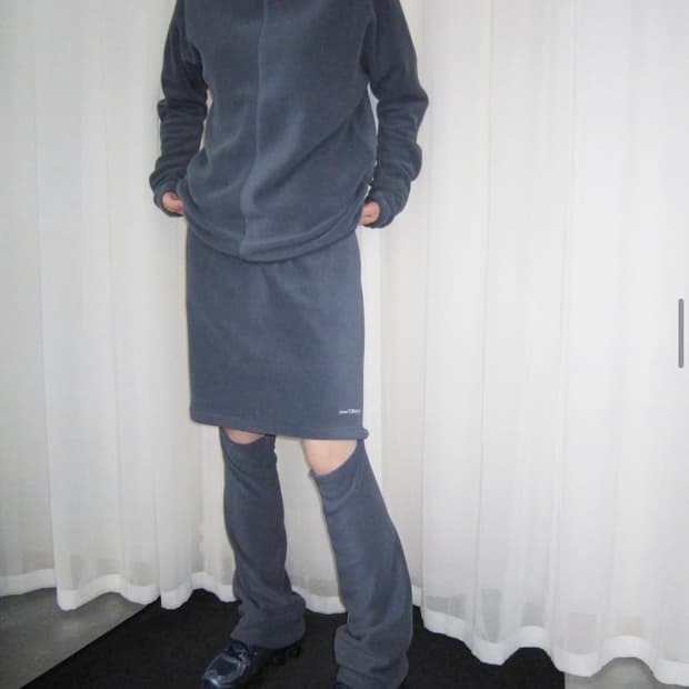  24-006 플리스 스커트 팬츠 