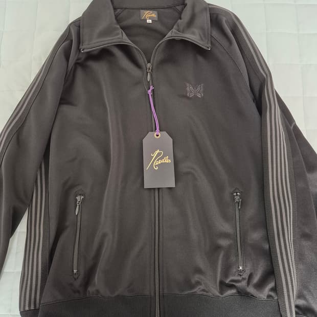 니들스 x LHP 트랙 자켓 폴리 스무스 블랙