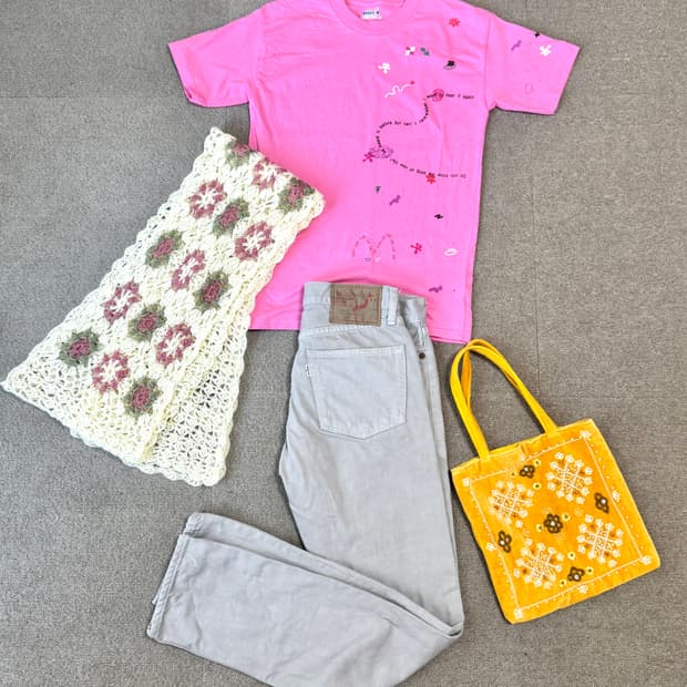 TENUSIS 실크스크린 티셔츠