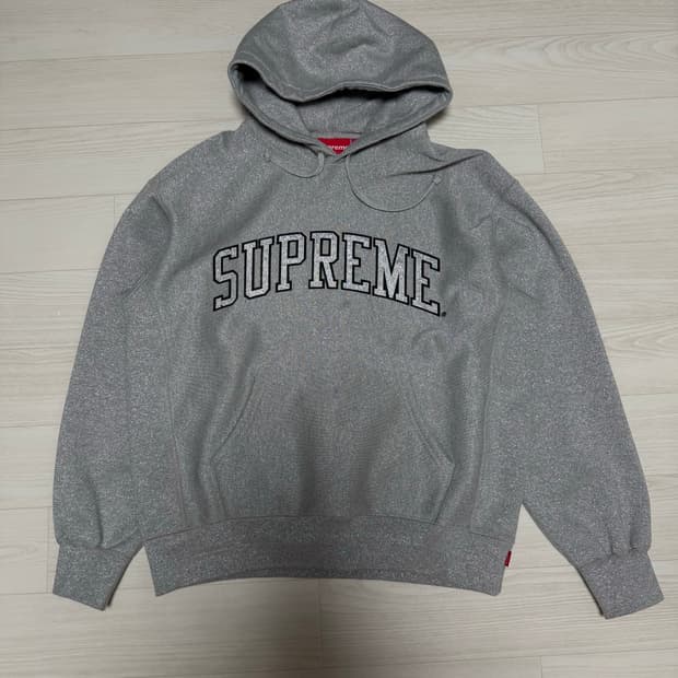 슈프림 글리터 아크 후드티