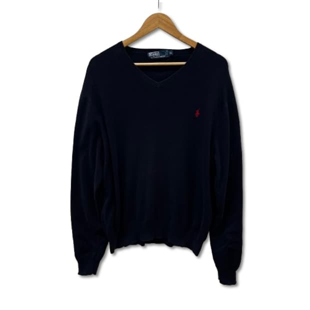 폴로 랄프로렌 브이넥 니트