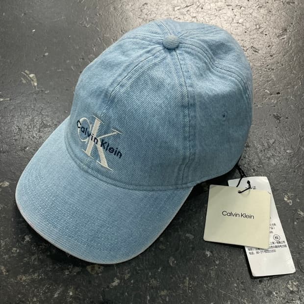 캘빈클라인 데님 볼캡 새상품