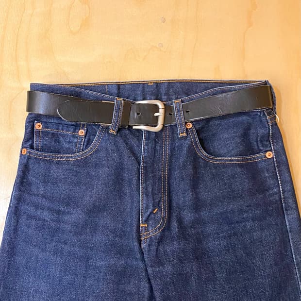 VTG leather belt 빈티지 레더 벨트