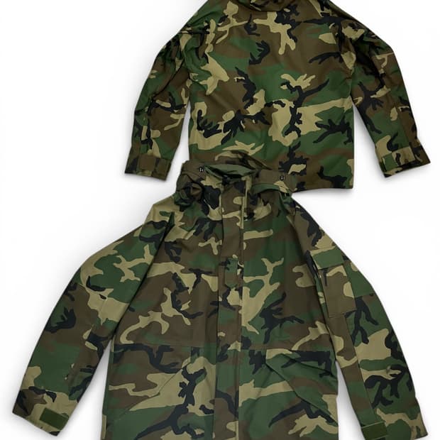 미군부대 카모 야상 기능성 바람막이 105~110