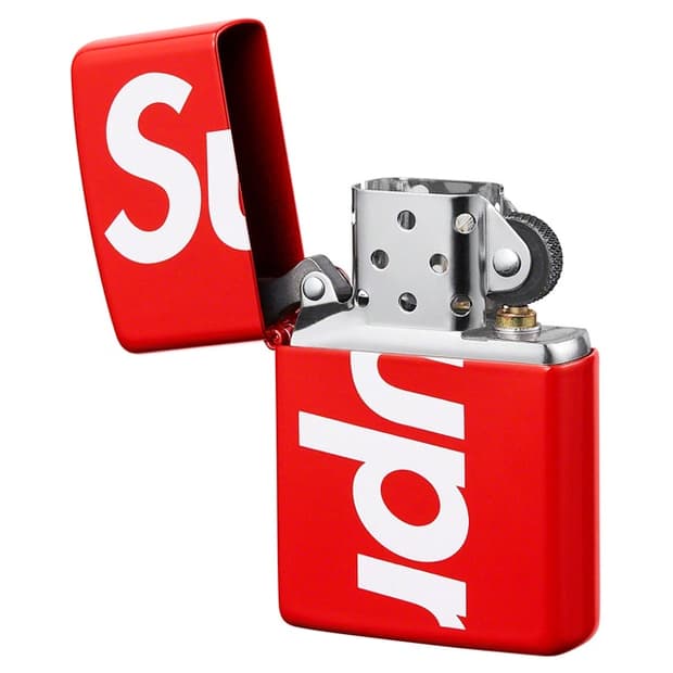 Supreme Logo Zippo 슈프림 지포 라이터 레드