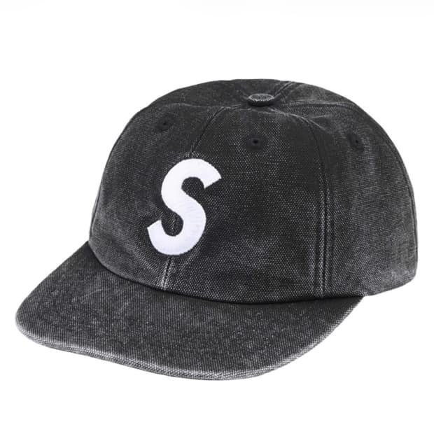 [os] 슈프림 피그먼트 s로고 볼캡 24fw