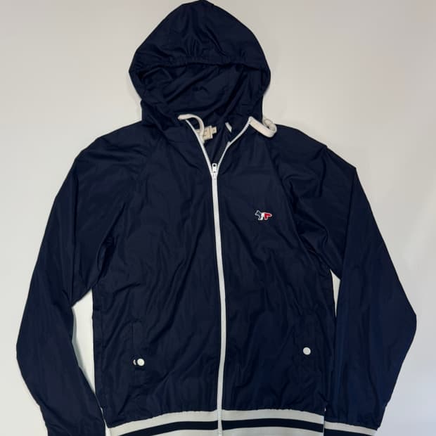 정품!! 메종키츠네 트리플 폭스 컬러 바람막이 s