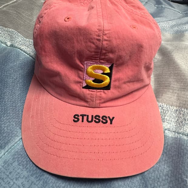 스투시 18ss S로고모자