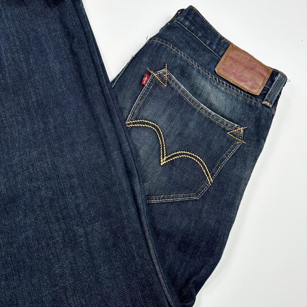 리바이스 701s 오리지널 워싱 데님 팬츠 (34인치)