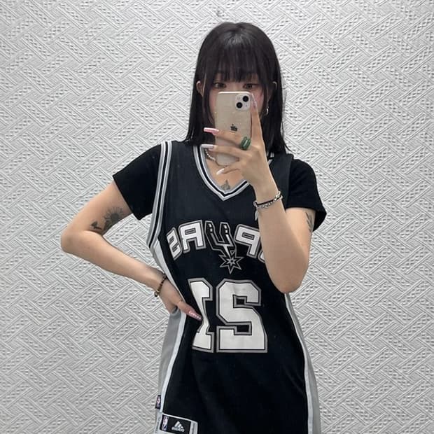 아디다스 샌안토니오 스퍼스 팀 던컨 스윙맨 나시 유니폼 M C13256