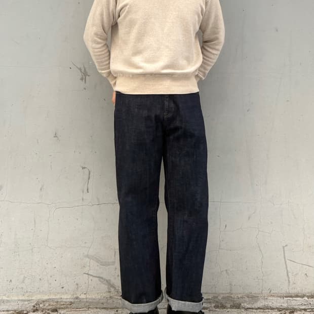 에스피오나지 셀비지 데님 다크 인디고 L