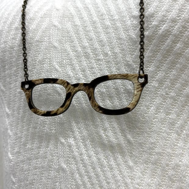 빈티지 안경 목걸이