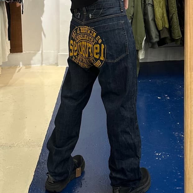 2000s fubu 푸부 백로고 데님 팬츠