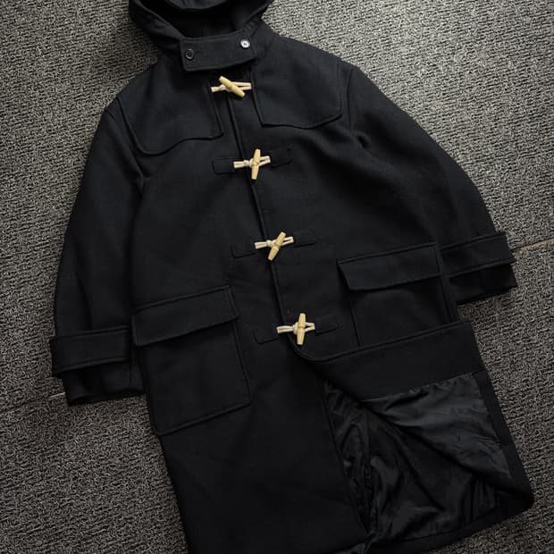 파르티멘토 오버 사이즈 후드 더플 롱코트 1806