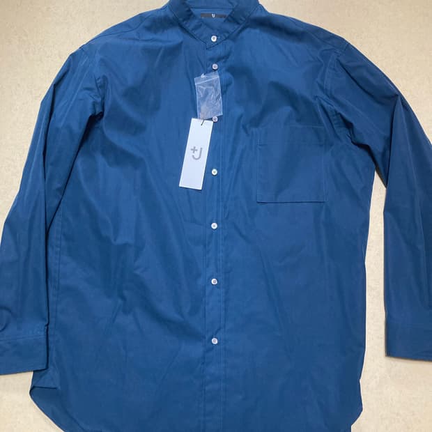 유니클로 질샌더 +j 수피마코튼 오버사이즈 셔츠 (L 새상품)