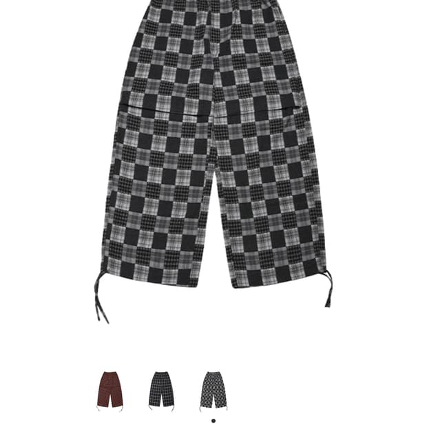 MJD X-MAS 파자마 팬츠 패치워크