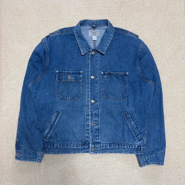 105-110) 폴로 랄프로렌 덩가리 데님 자켓 Made in USA