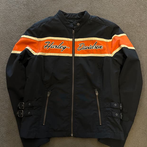할리데이비슨 레이싱 바이커 자켓 처분 