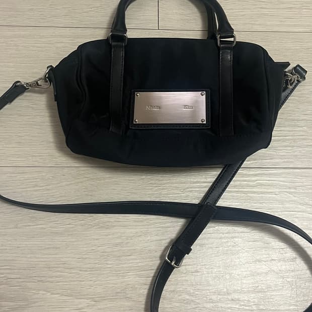 마뗑킴 BABY SPORTY TOTE RAG IN BLACK