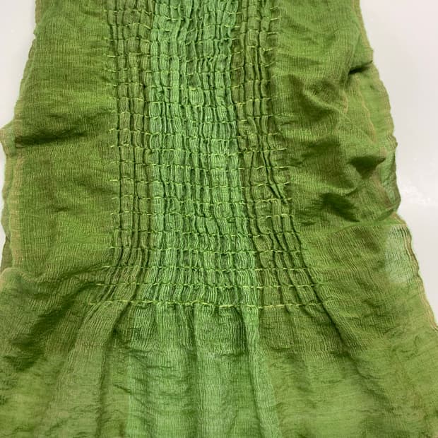 빈티지 녹색 스카프