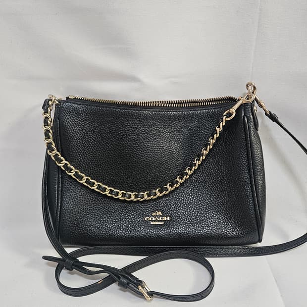 코치 레더 크로스백