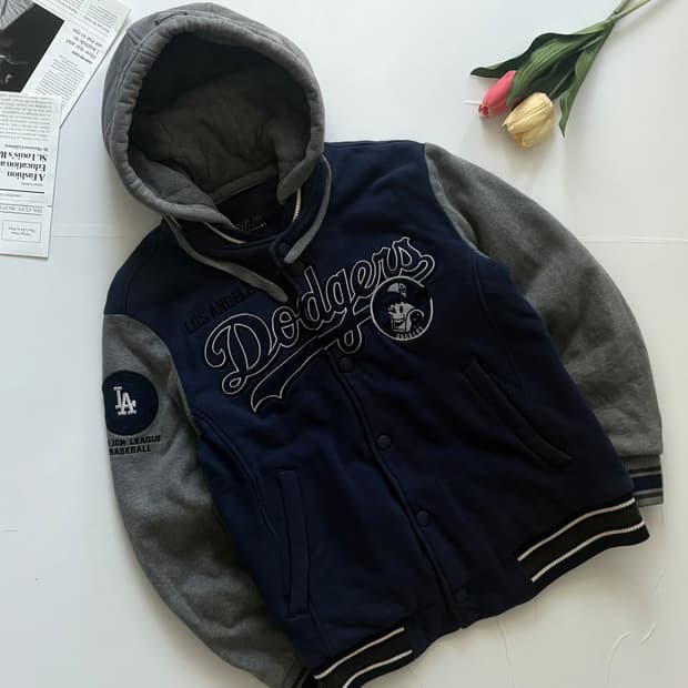 MLB LA 다저스 바시티 후드 자켓