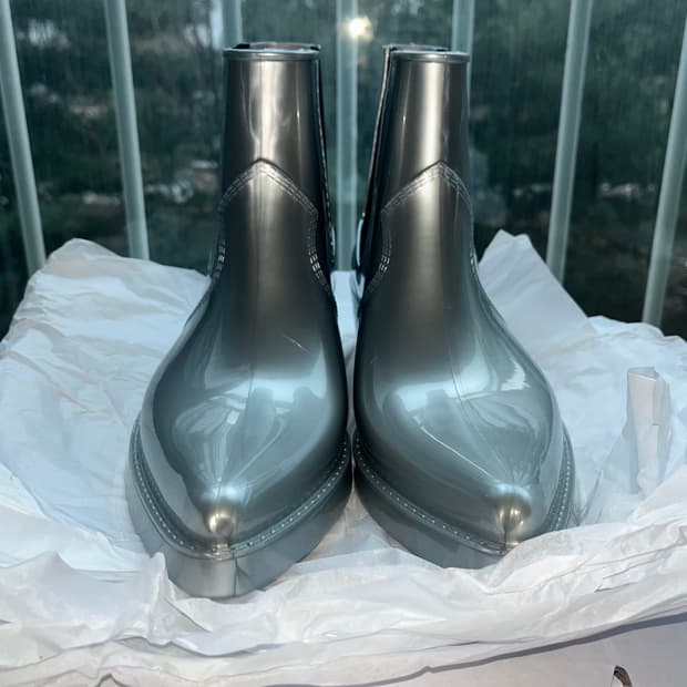 캘빈클라인 라프시몬스 부츠 실버 42