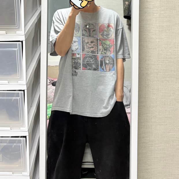 00s 스타워즈 머천다이즈 티셔츠