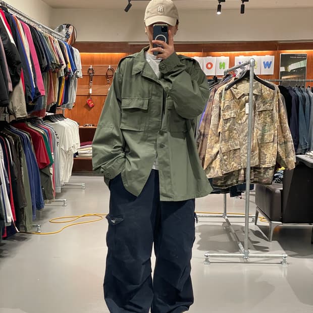 빈티지 밀리터리 BDU 야상 필드 자켓