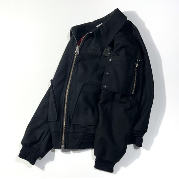 Diesel Style lab Wool Bomber Jacket