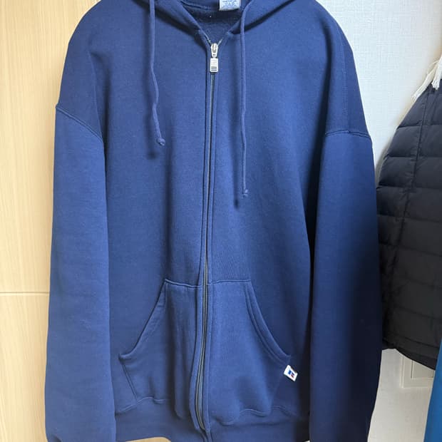 [XXL] 빈티지 러셀 후드집업 네이비 멕시코