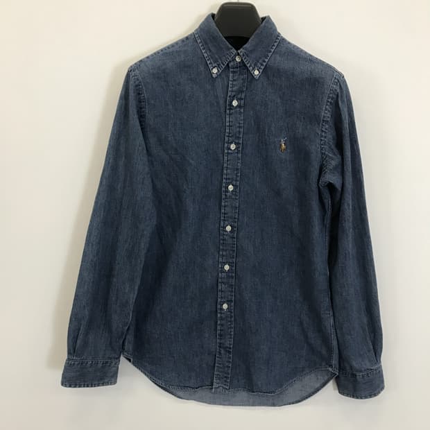 폴로 랄프로렌 진청인디고 데님셔츠 클래식핏 [S]