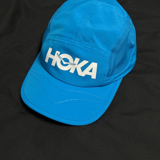 호카 러닝 캡 모자 블루