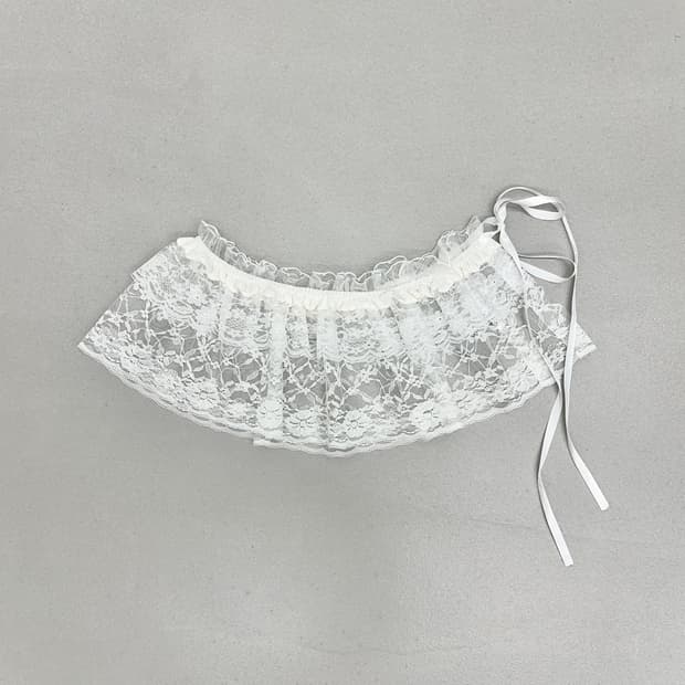 레이스 레이어드 스커트
