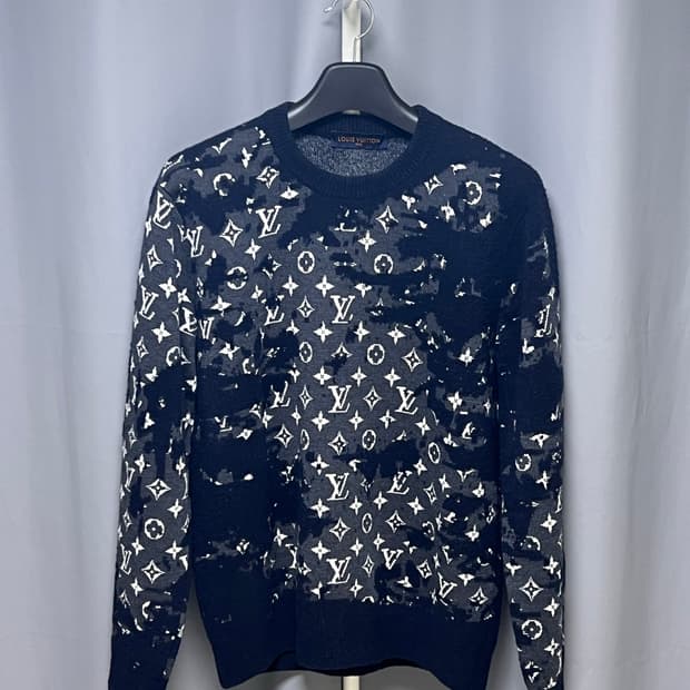 [정품] 백화점판 / L 루이비통 디스트레스드 니트