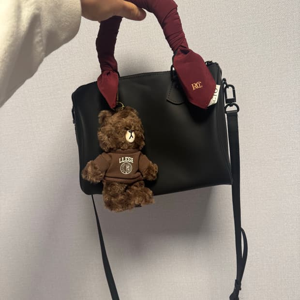 LLEGE 렉토 가방+스카프+키링