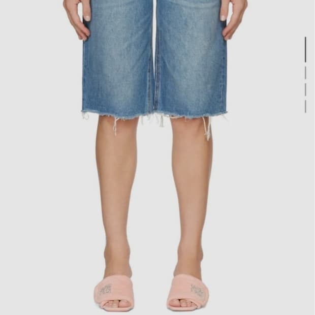 [정품] 알렉산더왕 오버핏 데님 쇼츠