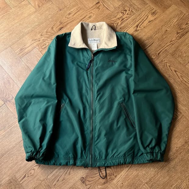 [M]90's 엘엘빈 USA Made 그린 THREE-SEASON 자켓