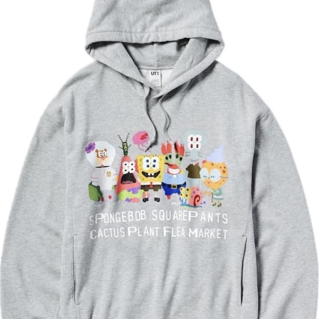 유니클로 UT 스폰지밥 후드티 