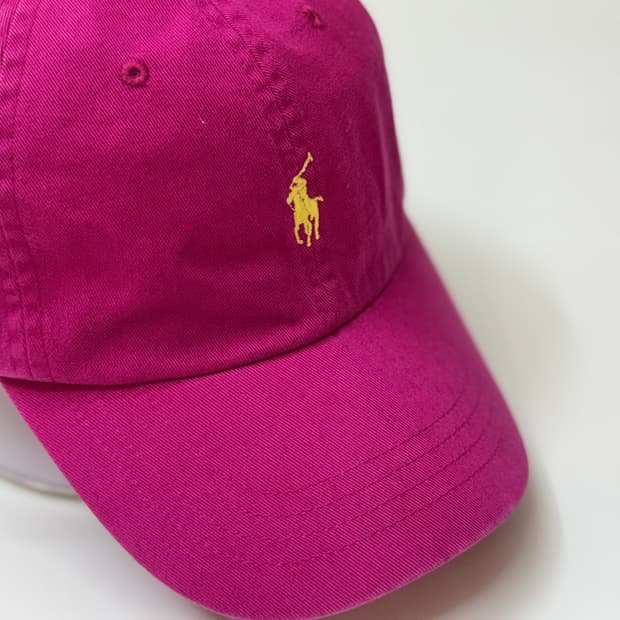 Polo 폴로 랄프로렌 마젠타 색상 볼캡