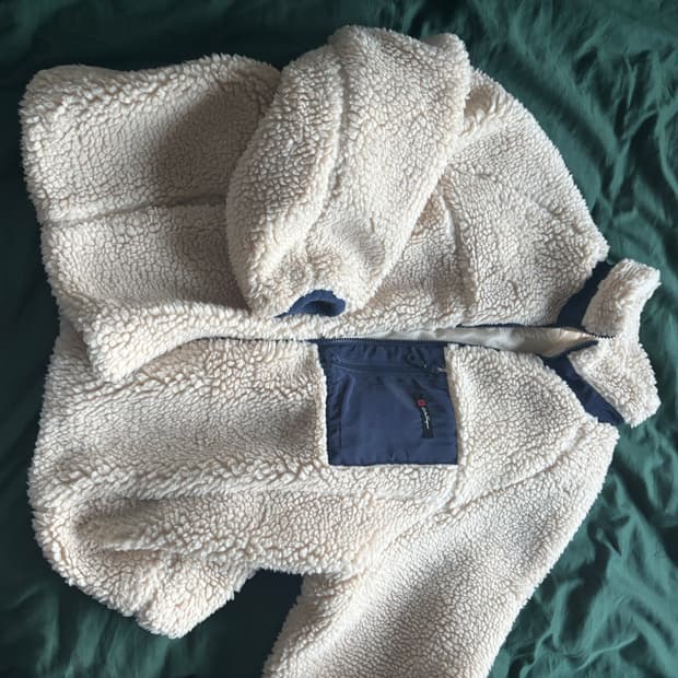 Vintage] 네이비 배색 포켓 플리스 자켓 (Salvatore Fer